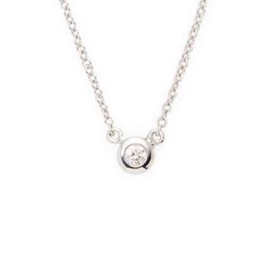 ROCK BOTTOM / NO OFFERS  NEPHORA 14K WG Diamond Pendant Necklace
